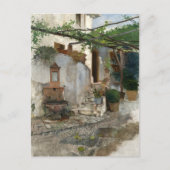 スペイン南部からのファームインテリア | ヒューゴー・バーガー ポストカード (正面)