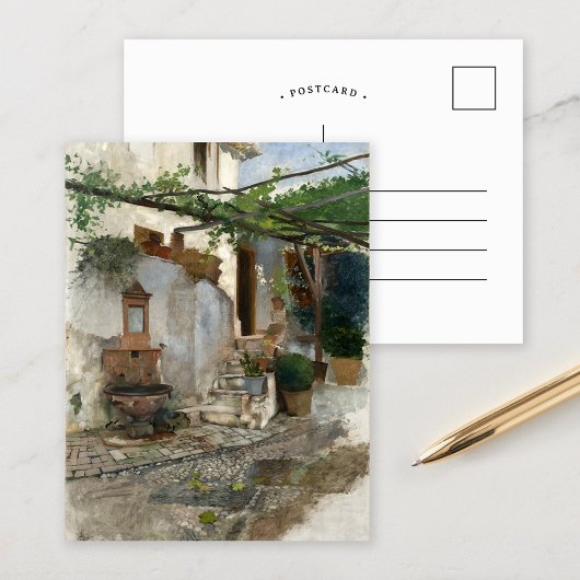 スペイン南部からのファームインテリア | ヒューゴー・バーガー ポストカード