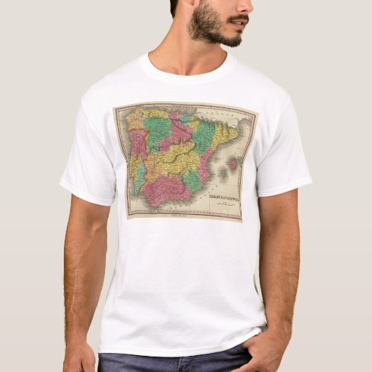 スペイン及びポルトガル Tシャツ (正面)