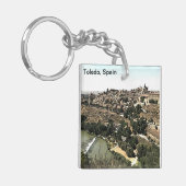 スペイン図解入りの、写真付きののトレドの風景芸術 キーホルダー (正面左)