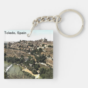 スペイン図解入りの、写真付きののトレドの風景芸術 キーホルダー