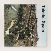 スペイン図解入りの、写真付きののトレドの風景芸術 ジグソーパズル (横)