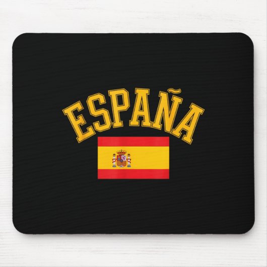 スペイン国旗が面白い スペイン 国 恋愛 面白い マウスパッド (正面)