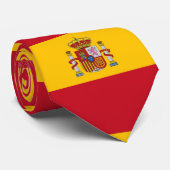 スペイン国旗とネクタイ ネクタイ (ロール)