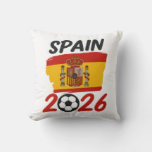 スペイン国旗のカラーを取り入れた2026年サッカーファンデザイン