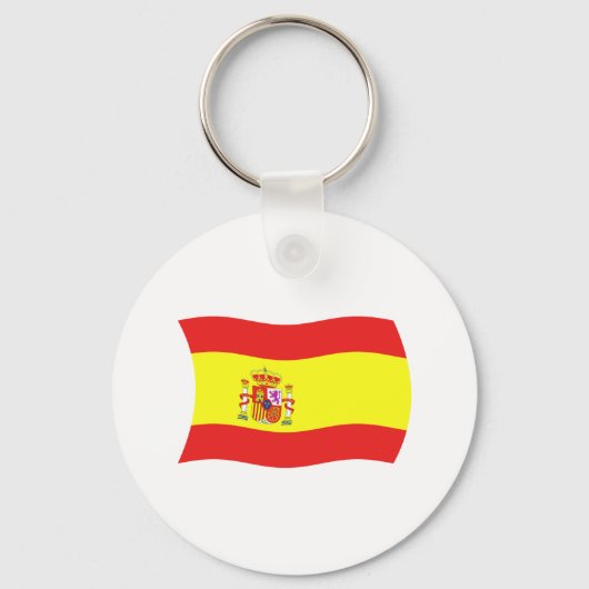 スペイン国旗のキーチェーン キーホルダー (正面)