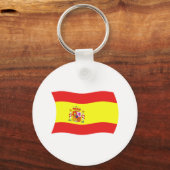 スペイン国旗のキーチェーン キーホルダー (正面)