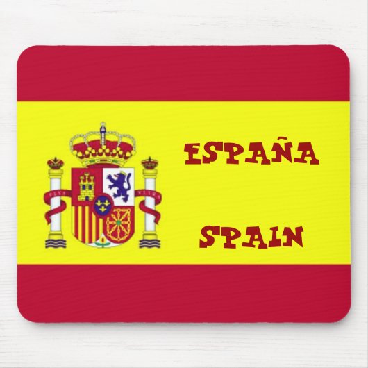 スペイン国旗のマウスパッド マウスパッド (正面)