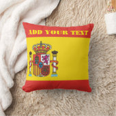 スペイン国旗のワールドカップ2022サッカー クッション (ブランケット)