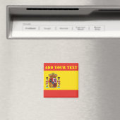 スペイン国旗のワールドカップ2022サッカー マグネット (インサイチュ (食洗機))