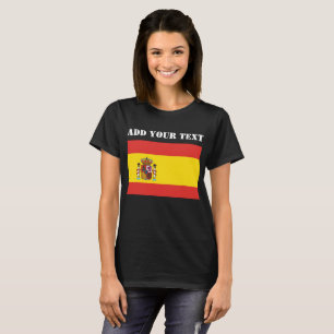 スペイン国旗のワールドカップ2022サッカー Tシャツ