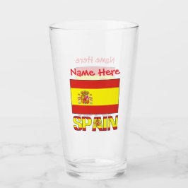 スペイン国旗の個性的なヘリテージデザイン タンブラーグラス