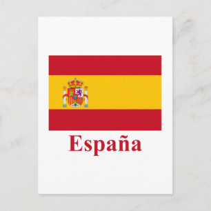 スペイン国旗の名前スペインの: ポストカード