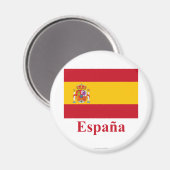 スペイン国旗の名前スペインの: マグネット (正面/裏面)