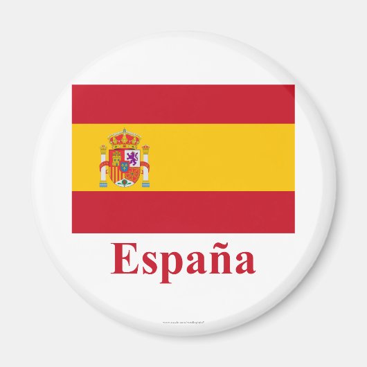 スペイン国旗の名前スペインの: マグネット (正面)