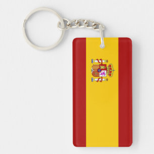 スペイン国旗の品質キーチェーン キーホルダー