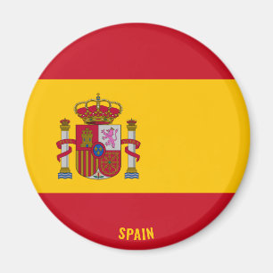 スペイン国旗の愛国心 マグネット