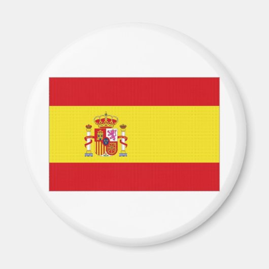 スペイン国旗の簡易表示 マグネット (正面)
