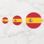 スペイン国旗の表の紙吹雪 コンフェッティ (裏面)