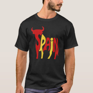 スペイン国旗の闘牛 Tシャツ