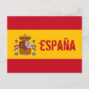 スペイン国旗はがき ポストカード