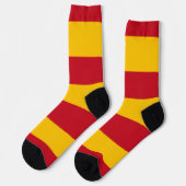 スペイン国旗を持つ女性用ソックス ソックス (左)