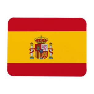 スペイン国旗を持つ愛国的な柔軟な磁石 マグネット
