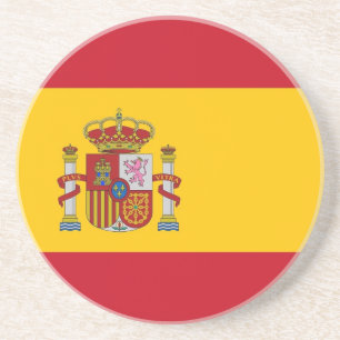 スペイン国旗を掲げたコースター コースター