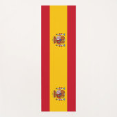 スペイン国旗を掲げた愛国的なヨガマット ヨガマット (正面)