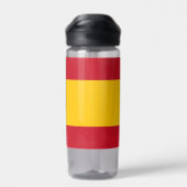 スペイン国旗を掲げた水瓶 ウォーターボトル (背面)