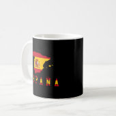 スペイン国旗エスパーナ コーヒーマグカップ (正面左)