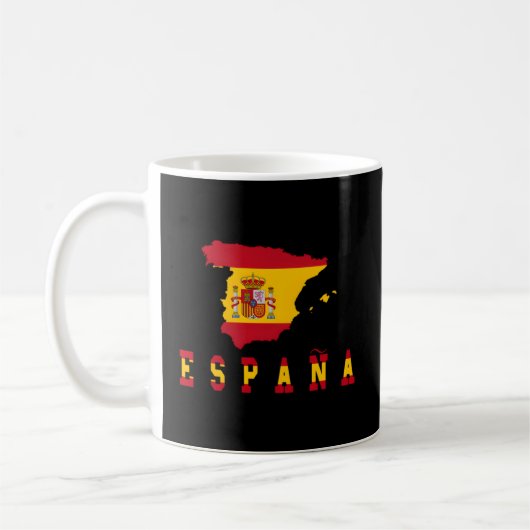 スペイン国旗エスパーナ コーヒーマグカップ (左)