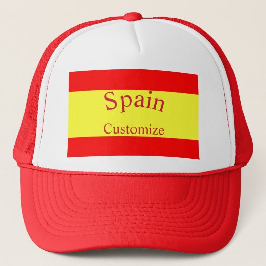 スペイン国旗サンダーカーヴ キャップ (正面)