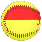 スペイン国旗サンダーカーヴ ソフトボール (正面左)