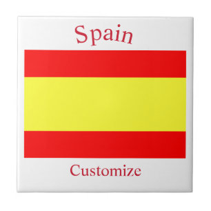 スペイン国旗サンダーカーヴ タイル