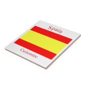 スペイン国旗サンダーカーヴ タイル (側面)