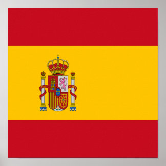 スペイン国旗スペインのの国プライドホーム民族 ポスター
