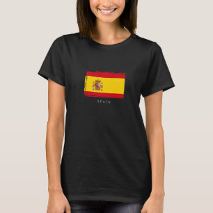 スペイン国旗スペインのフットボールIbiza balearic islands Tシャツ