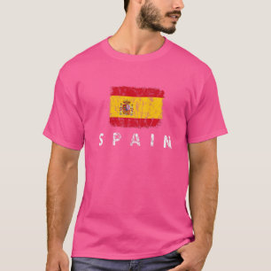 スペイン国旗スペイン旅行休暇スペインプライドスペイン Tシャツ