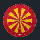 スペイン国旗パトリオット・ブルズアイ ダーツボード<br><div class="desc">スペイン国旗パトリオットのブルズアイ・ダーツ委員会。狙いを定めるスタイル!この印象的なダーツボードは、中央に非常に微妙に統合された国旗の小さな表示とスペイン国旗の色で飾られ、単なるゲーム以上の – それは声明だ。あなたはあなたのスローを完成するか、単に友達とおもしろいを持っているかどうか、このダーツボードは愛国心のスプラッシュをしゃれている任意の部屋にもたらす。ブルズアイを打つ準備は？ゲームを始めよう！©世界の国</div>