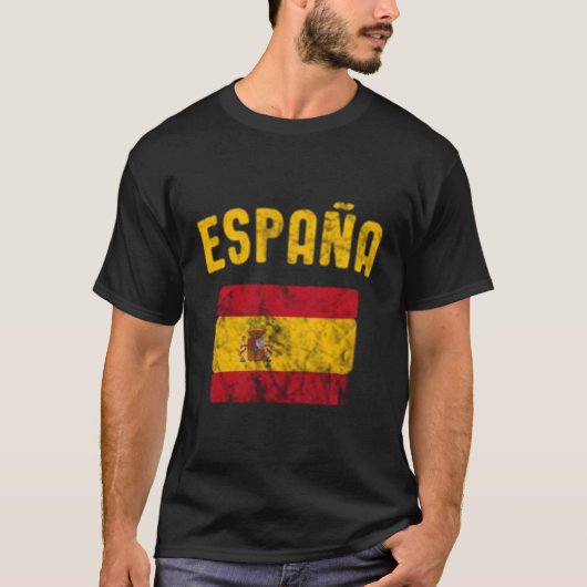 スペイン国旗動揺して Tシャツ (正面)