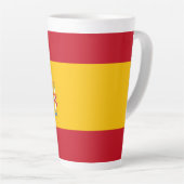 スペイン国旗 カフェラテマグ (右アングル)