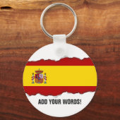 スペイン国旗 キーホルダー (正面)