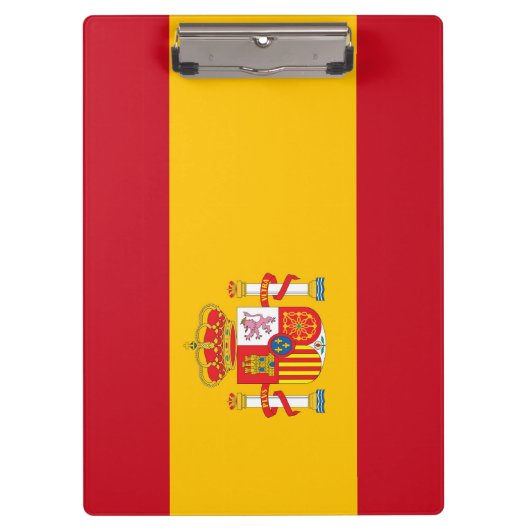 スペイン国旗 クリップボード (正面)
