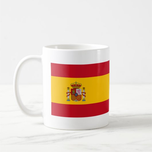 スペイン国旗 コーヒーマグカップ (左)