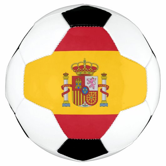 スペイン国旗 サッカーボール (正面)