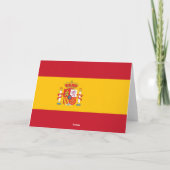 スペイン国旗 サンキューカード (裏面)