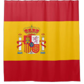 スペイン国旗 シャワーカーテン (正面)