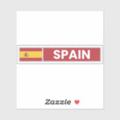 スペイン国旗 シール (シート)
