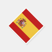 スペイン国旗 スタンダードカクテルナプキン (角)
